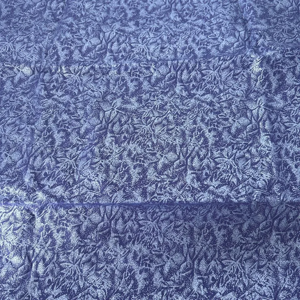 Michael Miller Fairy Frost Blue Shimmery Cotton Quilting Fabric 21 X 42 CM0376